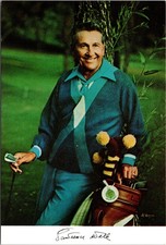 Lawrence Welk Golfing Portrait Postcard Escondido CA California Road Runner Card