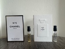 Chanel N 5 EDP 1.5 ml Spray /Chanel N 5 L'Eau EDT 1.5ml Sample Spray LOT OF 2