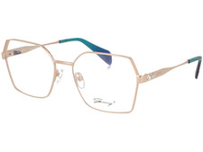 Brand New 2026 GENNY Women Eyeglasses GYV 463 C.12 Authentic Italy Rx Frame Case