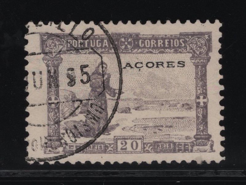 Portugal - 1895 Azores - Saint Anthony 700th Birth Anniversary - 20 Reis Used