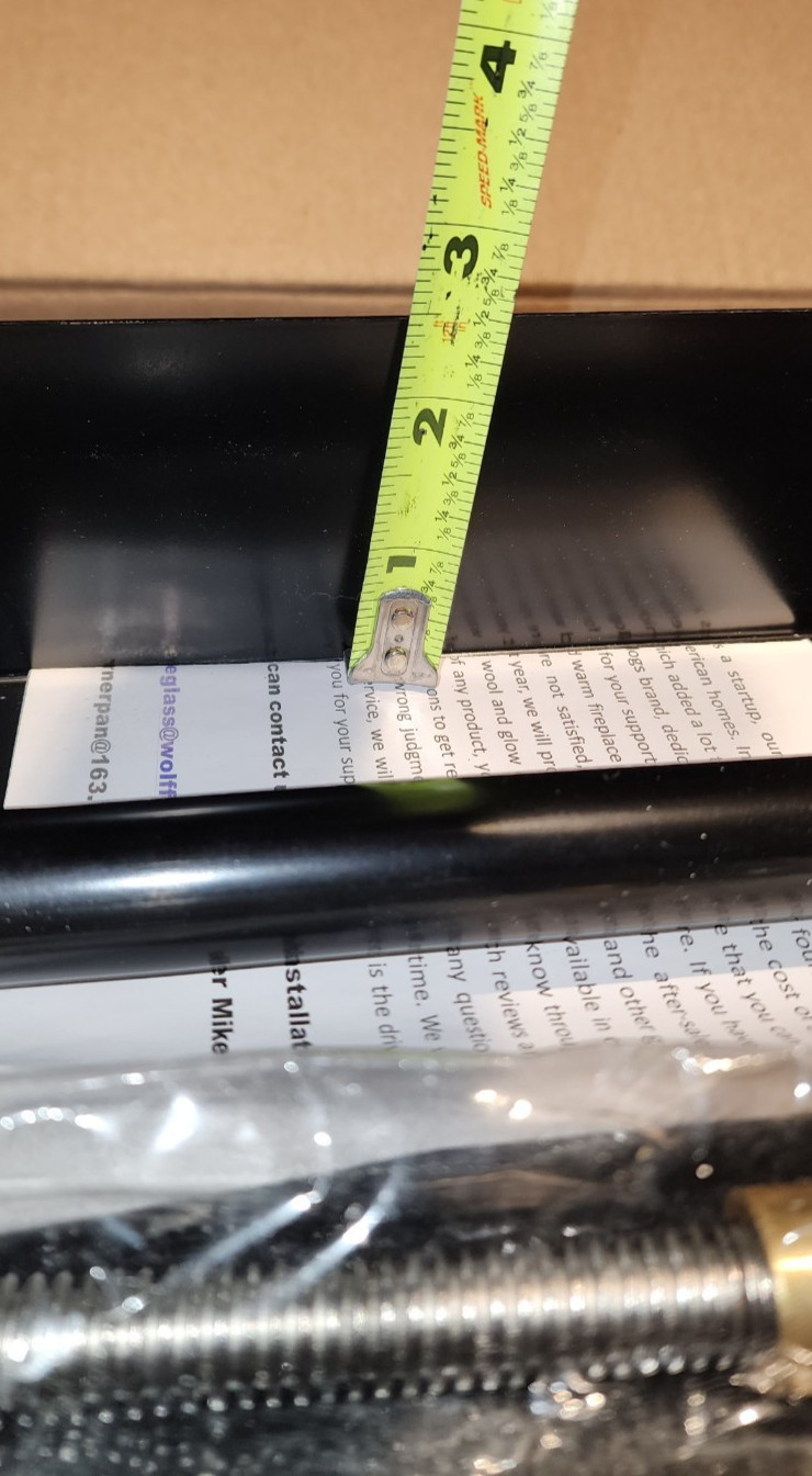 22" ONE BURNER PIPE Burner Pan for Gas Fireplace burner Gas Logs AMERICAN GAS