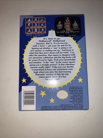 Hollywood Squares Nintendo NES 1989 Complete In Box with Manual CIB Mint.