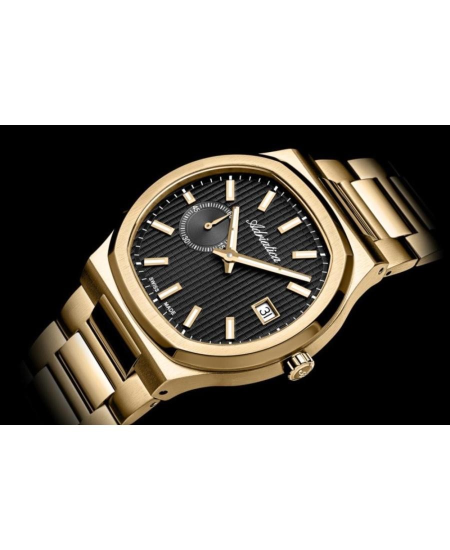 ADRIATICA Men Automatic Casual Watch Classic Dress Black Dial Waterproof Swiss 4 image 4