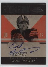 2010 Playoff Contenders Rookie Ink Colt McCoy #1 Auto 9bp