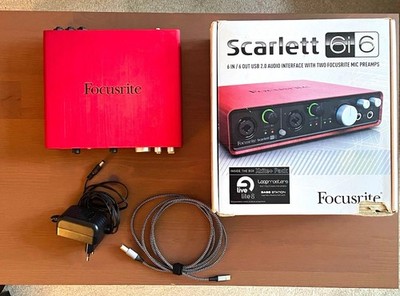 Focusrite Scarlett 6i6 USB 2.0 Audio Interface 6 In/6 Out