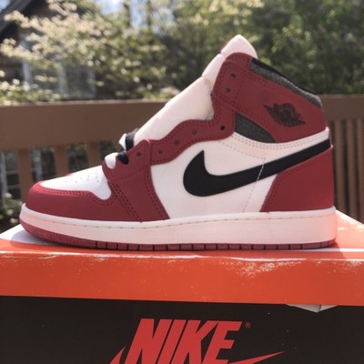 Size 4Y / 5.5W - Nike Air Jordan 1 Retro OG High Chicago Lost & Found GS