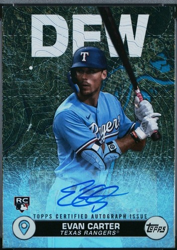 2024 Topps Series 2 City to City #CTC-16 Evan Carter RC Rangers | eBay