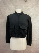MNG Women's Black Cropped Jacket Size XS