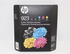 GENUINE HP 923 5-PACK 2 Black, C/M/Y Ink Cartridges Exp 5/2028