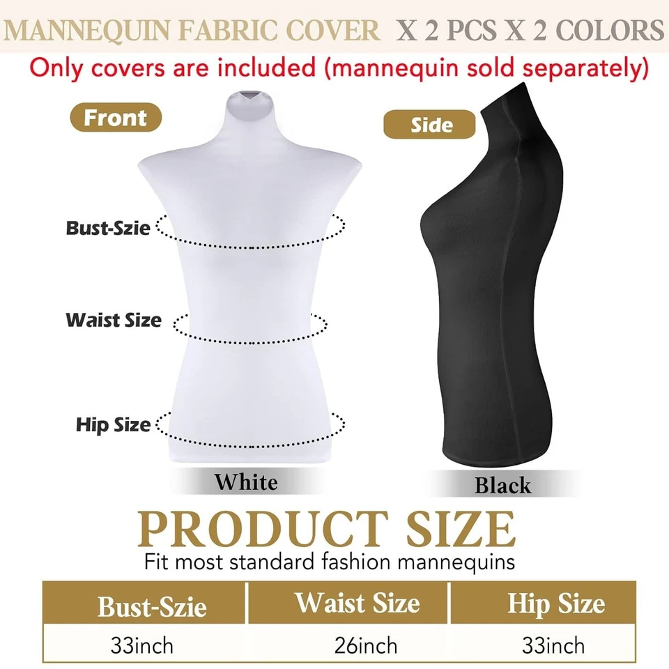 Protective and Stylish Mannequin Covers - Stretchy Silk Fabrics for Retail Use - Image 4 of 4