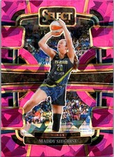 2024 Panini Select WNBA - Concourse Maddy Siegrist #61 Pink Ice Prizm