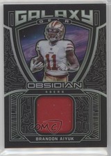 2021 Panini Obsidian Galaxy Gear Electric Etch Green 27/50 Brandon Aiyuk 0c3
