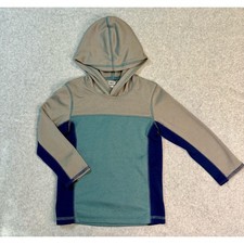 OshKosh Bgosh Hoodie Kids 4T Blue Colorblock Unisex Long Sleeve Pullover Cozy