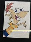 Phineas And Pherb New ACEO hand painted Art trading card acrylic micron 2.5x3.5 — photo 3