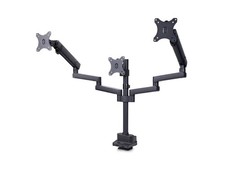Startech Triple monitor desk mount with support up to 27" monitors with height a