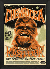 Chewbacca Framed Wall Art Poster Canvas Print Picture