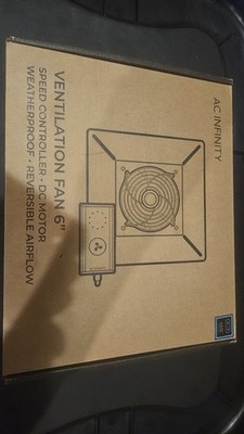 Ac Infinity Airtitan S3  6'' Reverible Airflow Ventilation Fan