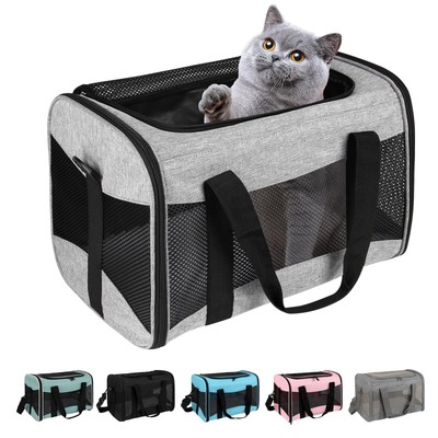Cat Carrying Case - Pet Carrier Airline Approved, Protable and Breathable Pet...