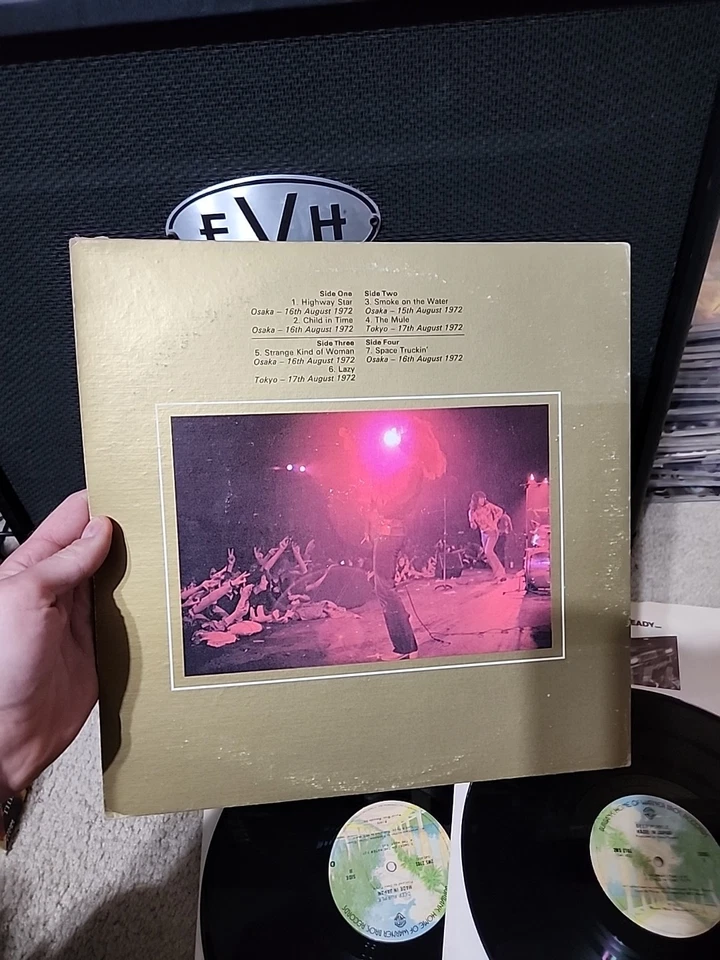 Deep Purple Made In Japan 2lp Vinyl 1973 1st Press Gatefold W/Inserts VG+/NM- - Image 3 of 4