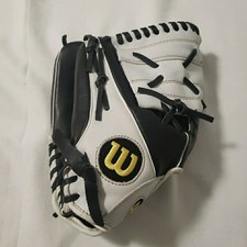 NEW Wilson Siren A500 12" FastPitch Softball Glove LHT White/Black Leather