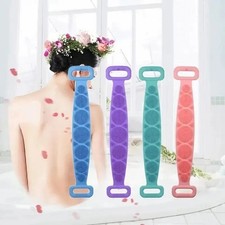 Silicone Body Back Scrubber Double Side Bathing Brush For Skin Deep Cleaning USA