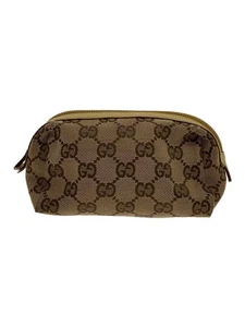 Sac GUCCI Pouch_GG toile motif GG nylon beige motif all over made in Italy