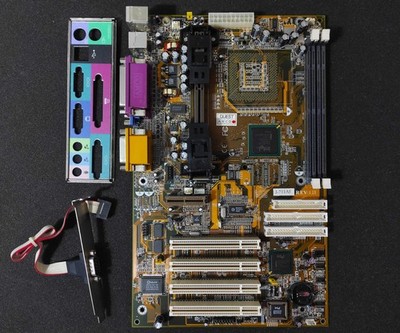 Jetway J-711AF J-911AF REV 1.11 Slot 1 ATX Vintage Retro Motherboard Intel 810 C
