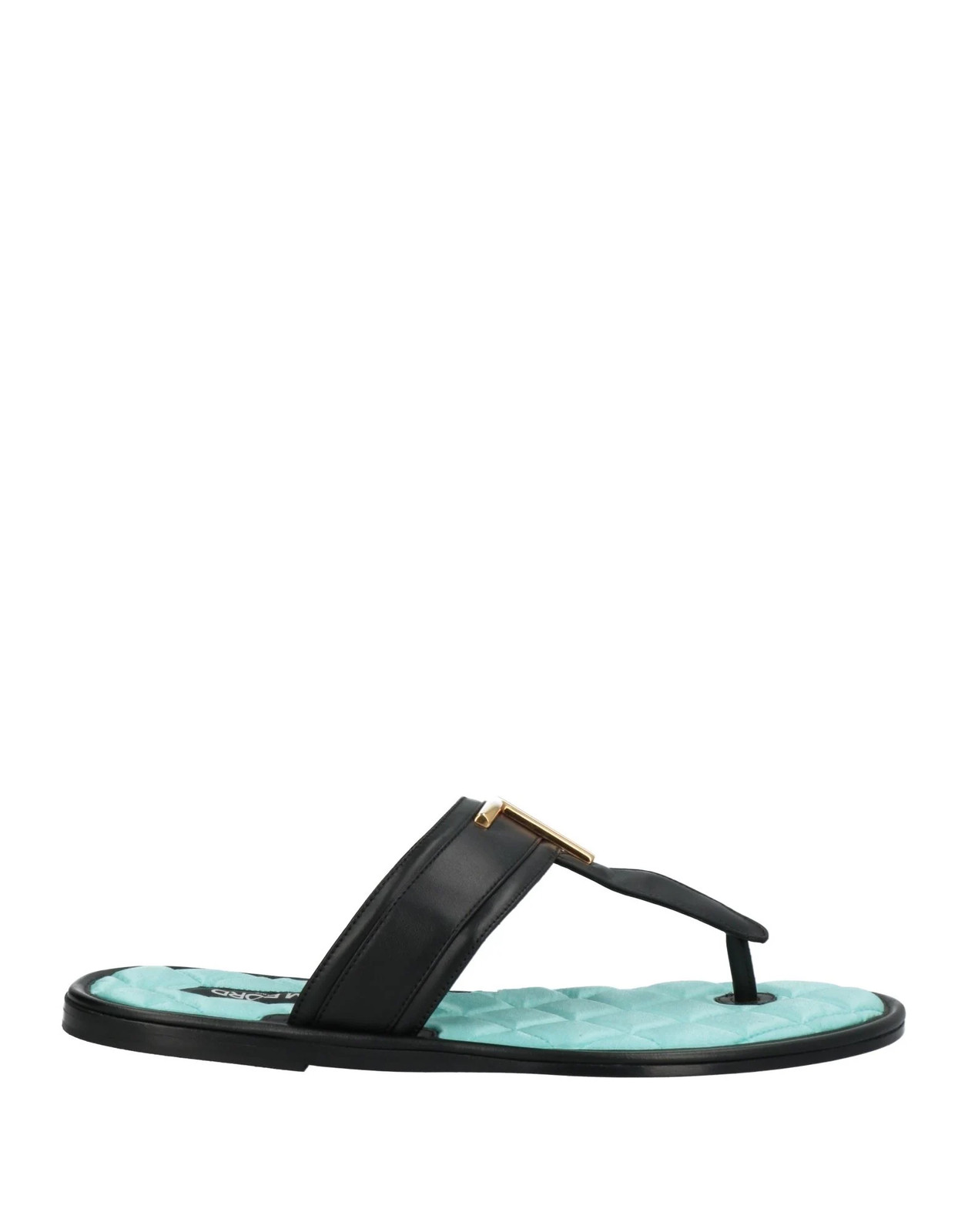 Tom Ford - Men - Leather Thong sandal - Black 193890₽