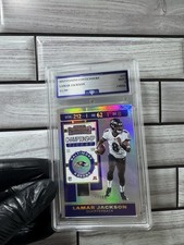 2019 Panini Contenders Lamar Jackson #15 Championship Ticket /99 Ravens Flawles…