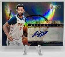 2024 Panini Select Justin Champagnie #SS-JCP Signature Selections Auto