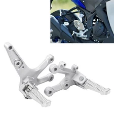 Front Footrest Foot Peg Pedal Mount Bracket Kit For Yamaha YZF R25 R3 2015-2023