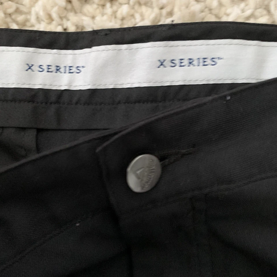 Pantalones Cortos Callaway Golf Serie X Para Hombre Talla 38 Negro Carga Nylon 10” Bolsillos entrepierna Foto 4 de 4