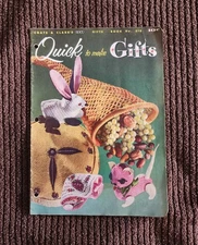 1955 Coats & Clark's ONT No. 318 "QUICK To Make Gifts" Booklet Vintage