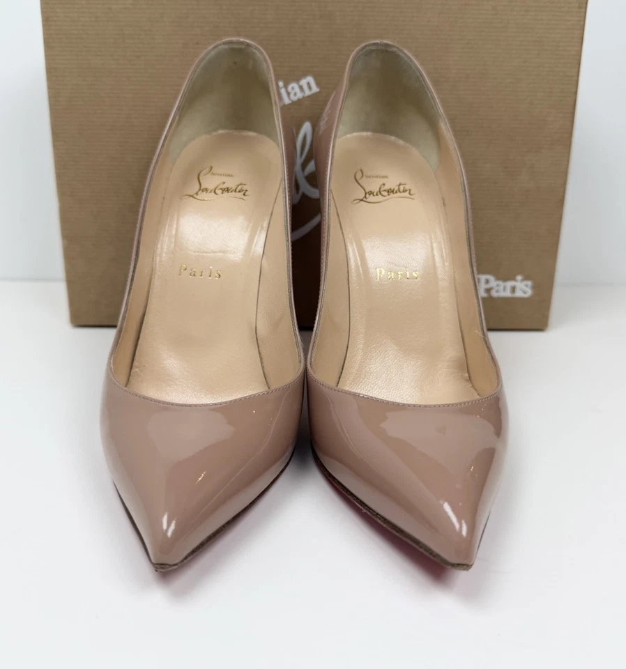 Size 7.5W - Christian Louboutin Miss Z 100 Patent Leather Pumps👡 RETAIL $1K! - Image 4 of 4