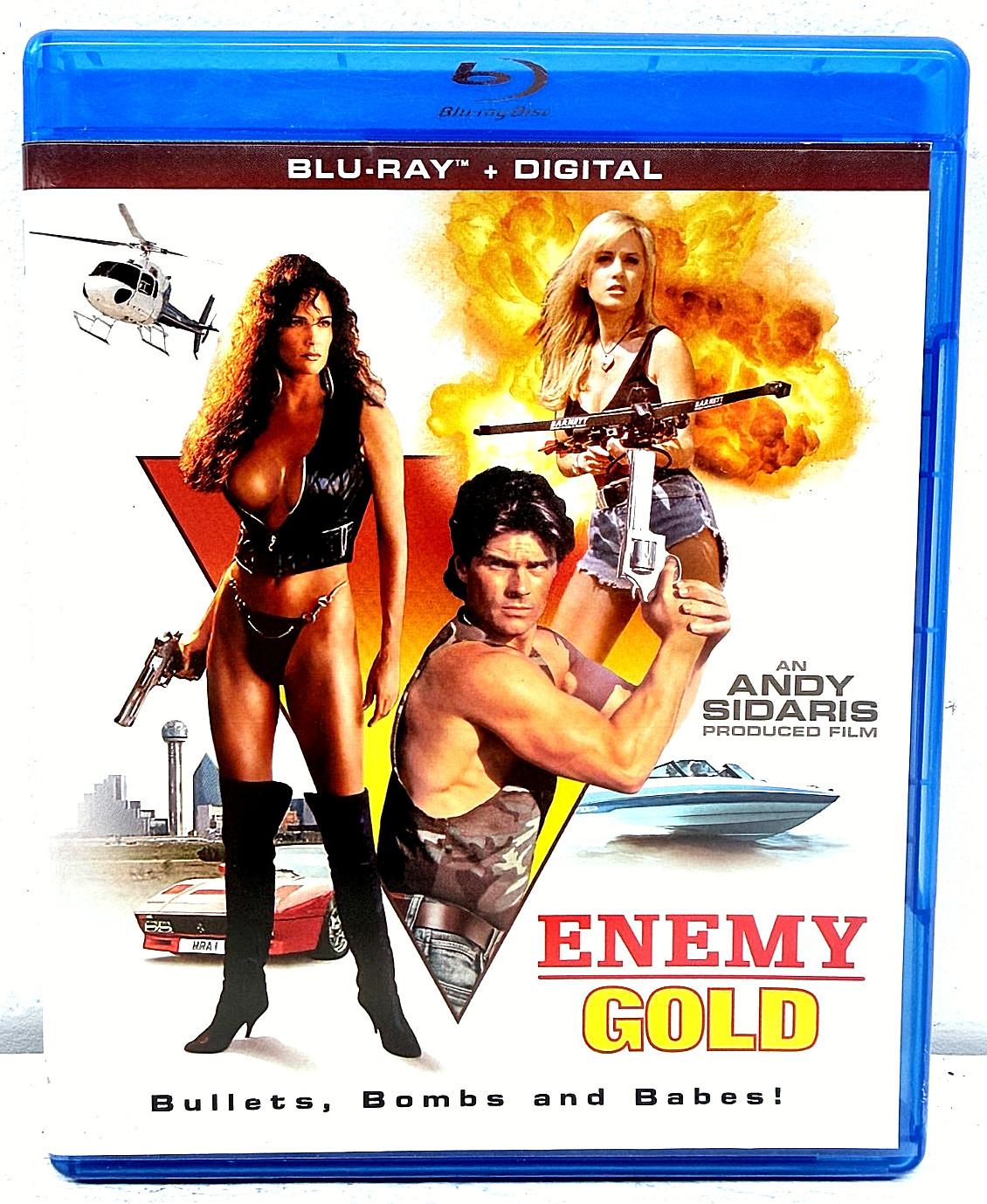 Enemy Gold 1993 Blu-ray 2020 Mill Creek Andy Sidaris Action Cult Film
