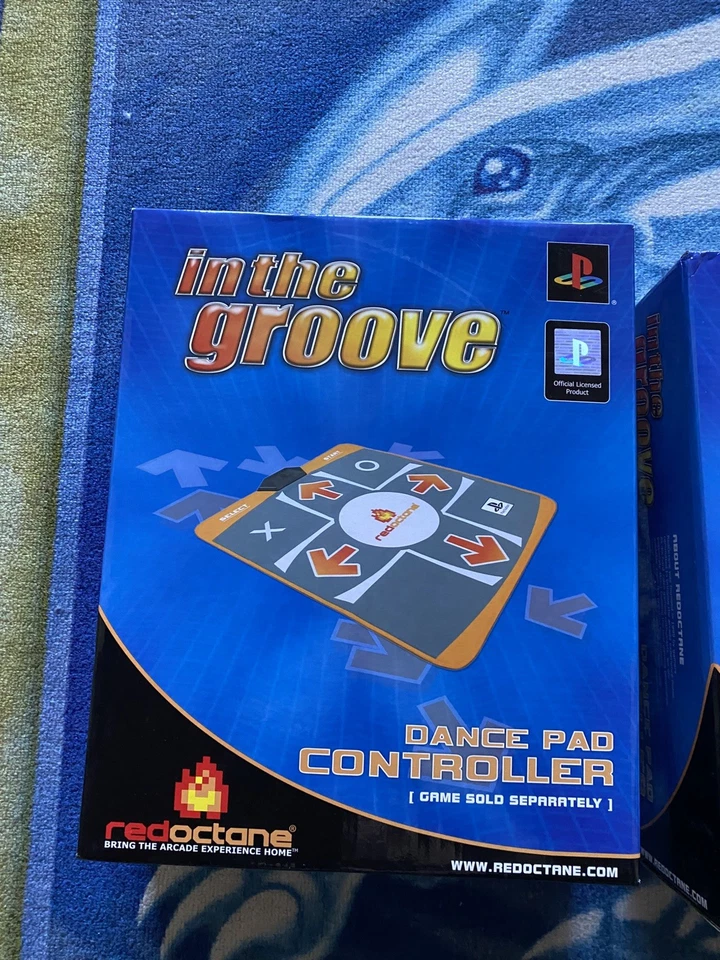 NEW! Sony Playstation 2 PS2 Red Octane Dance Pad In The Groove Ignition Bundle - Image 2 of 4