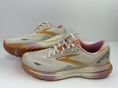 Brooks Adrenaline GTS 23 Womens 9.5 Shoes Gray 1203811B117 Sneaker Running Gym