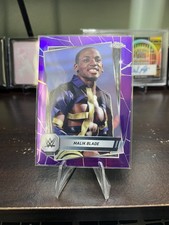 2025 Topps Chrome WWE - Malik Blade #167 Purple Refractor NXT