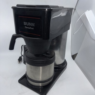 BUNN THERMO Fresh Model  BT10-B Coffee Maker 10 Cup Stainless Tested