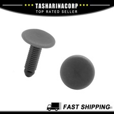 Piece Of 100 6mm Plastic Car Hole Rivets Fastener Fender Bumper Push Pin Clips