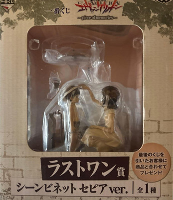 Evangelion piece of memories prize scene vignette Sepia figure Last One New JP