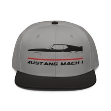 For Ford Mustang Mach 1 1971-1973 Fans Big Body Fastback Snapback Hat Birthday