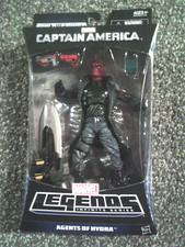 Marvel Legends Captain America AGENT OF HYDRA RED SKULL  BAF Mandroid  2013
