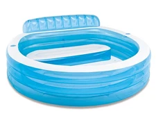 Intex Swim Center Inflatable Family Lounge Pool 88inch X 85inch X 30inch for Age