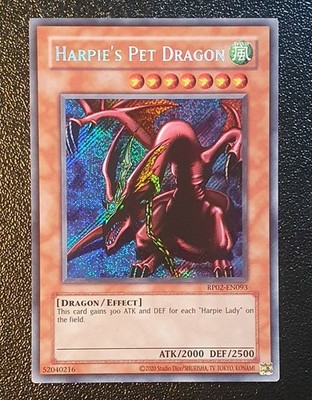 Yugioh RP02-EN093 Harpie's Pet Dragon Secret Rare MINT 10