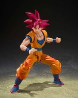Bandai S.H. Figuarts Dragon Ball Super Saiyan God Son Goku God Aura 14 Cm Neu