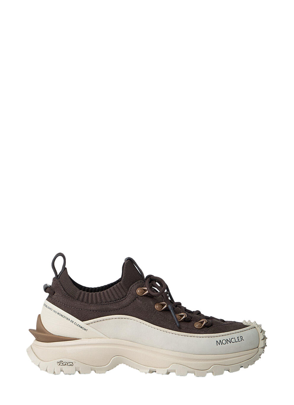 MONCLER Trailgrip Lite3 $770 Women's Brown Sneakers New