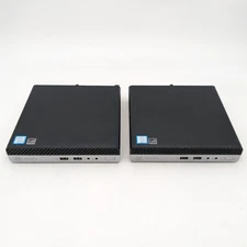 HP ProDesk 400 G3 Mini i5-7500T 16GB DDR4 256GB SSD Windows 10 Only | Lot of 2