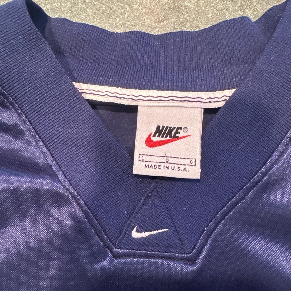 Vintage 90s Nike Russia Soccer Long Sleeve Jersey Size Large Center Swoosh RARE - Image 2 of 4