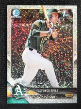 2018 Bowman Draft Chrome Sparkles Refractor Alfonso Rivas #BDC-141 r0j